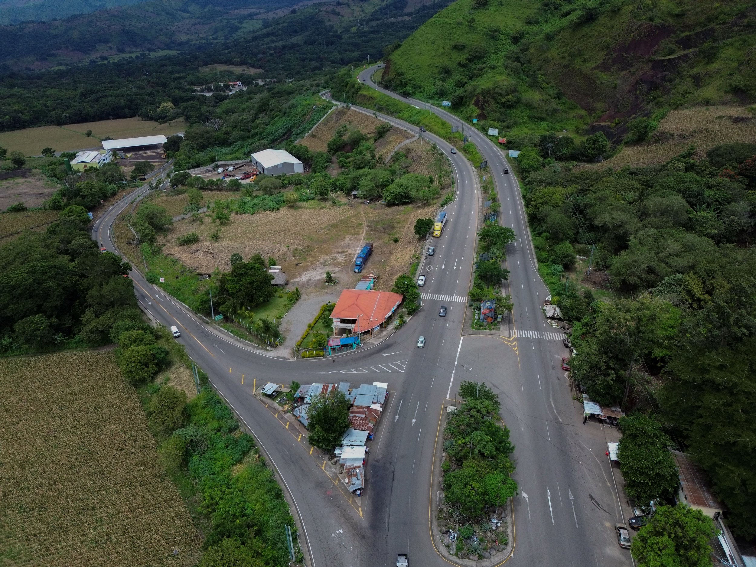  Vista panorámica de El Boquerón, el epicentro de convocatoria que utilizó el Parlamento Xinka. Foto de Wellinton Osorio 